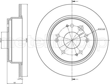 Cifam 800-1117C - Kočioni disk www.molydon.hr