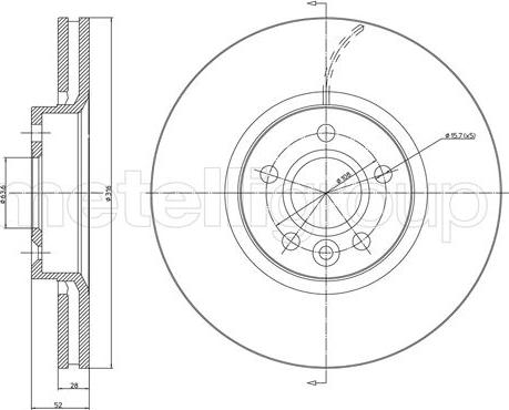 Cifam 800-1181C - Kočioni disk www.molydon.hr