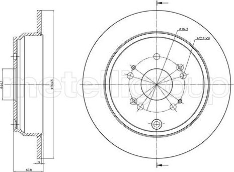 Cifam 800-1135C - Kočioni disk www.molydon.hr