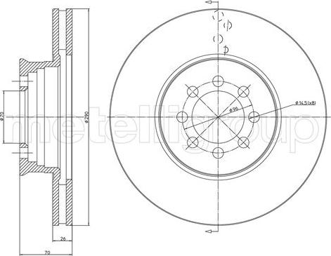 Cifam 800-1131C - Kočioni disk www.molydon.hr