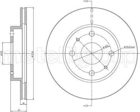 Cifam 800-1138C - Kočioni disk www.molydon.hr