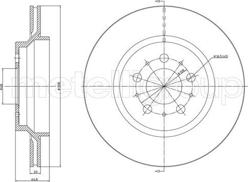 Cifam 800-1133C - Kočioni disk www.molydon.hr