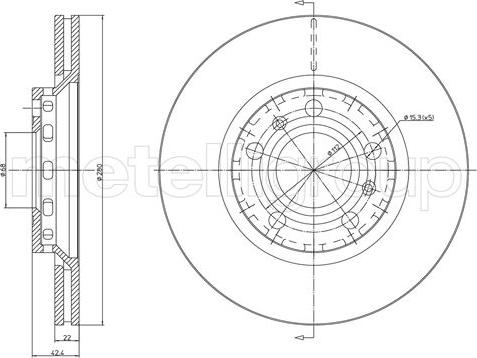 Cifam 800-1126C - Kočioni disk www.molydon.hr