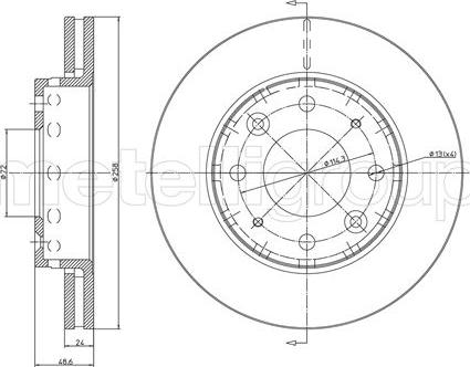 Cifam 800-1128C - Kočioni disk www.molydon.hr