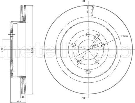 Cifam 800-1127C - Kočioni disk www.molydon.hr