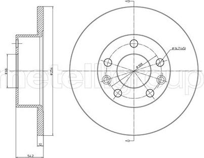 Cifam 800-112 - Kočioni disk www.molydon.hr