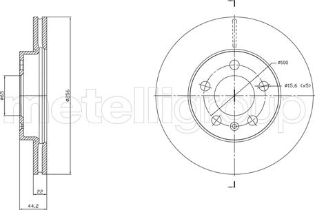 Cifam 800-1843C - Kočioni disk www.molydon.hr