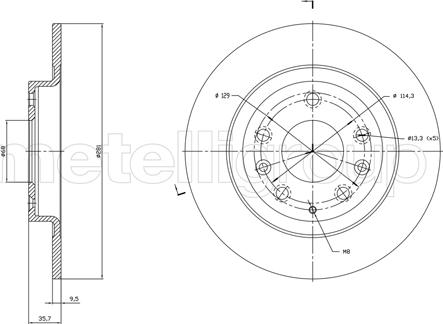 Cifam 800-1831C - Kočioni disk www.molydon.hr