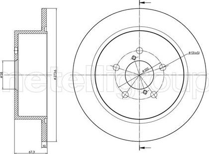 Cifam 800-1397C - Kočioni disk www.molydon.hr