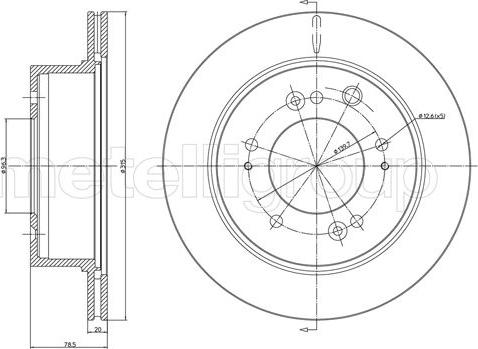 Cifam 800-1344C - Kočioni disk www.molydon.hr