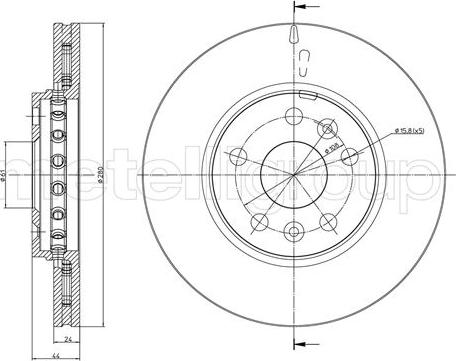 Cifam 800-1341C - Kočioni disk www.molydon.hr