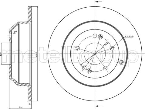 Cifam 800-1347C - Kočioni disk www.molydon.hr