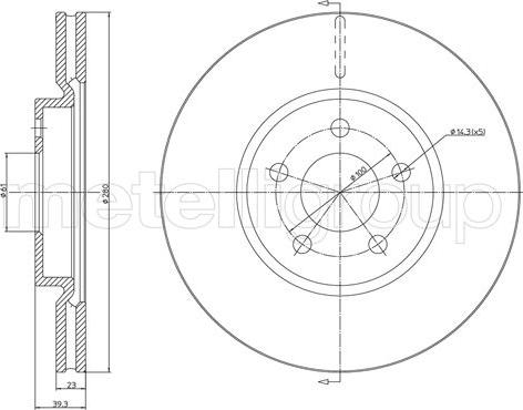 Cifam 800-1359C - Kočioni disk www.molydon.hr