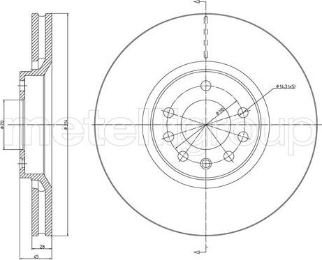 Cifam 800-1353C - Kočioni disk www.molydon.hr