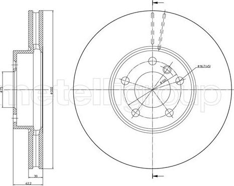 Cifam 800-1300C - Kočioni disk www.molydon.hr