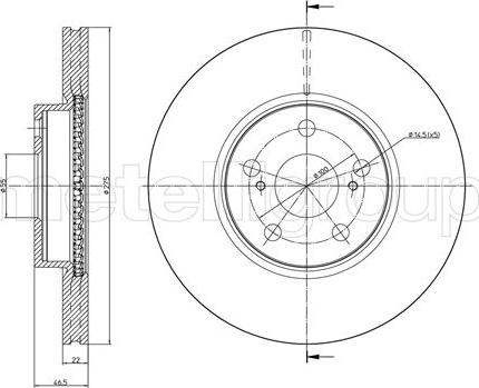 Cifam 800-1308C - Kočioni disk www.molydon.hr