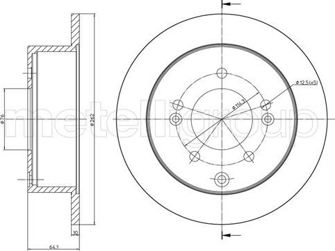 Cifam 800-1307C - Kočioni disk www.molydon.hr