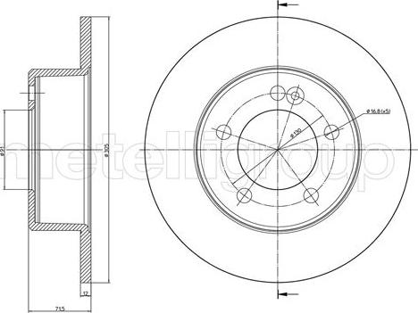 Cifam 800-1386C - Kočioni disk www.molydon.hr