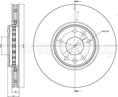 Cifam 800-1334C - Kočioni disk www.molydon.hr