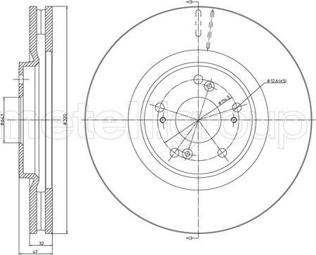 Cifam 800-1325C - Kočioni disk www.molydon.hr