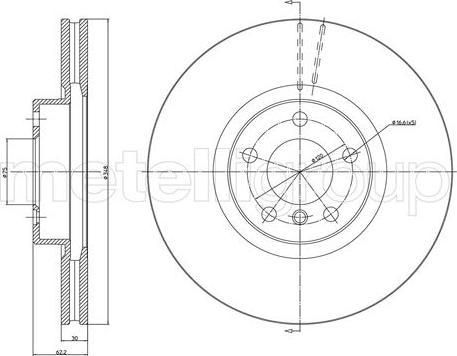 Cifam 800-1326C - Kočioni disk www.molydon.hr