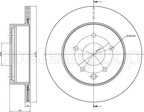 Cifam 800-1322C - Kočioni disk www.molydon.hr