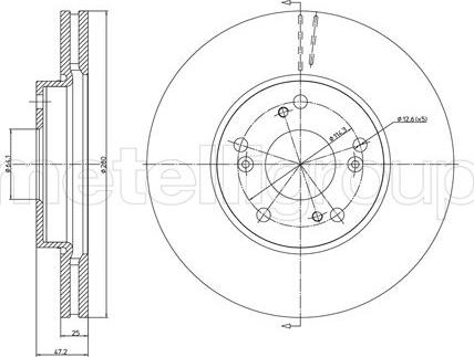 Cifam 800-1373C - Kočioni disk www.molydon.hr