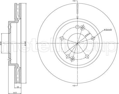 Cifam 800-1377C - Kočioni disk www.molydon.hr