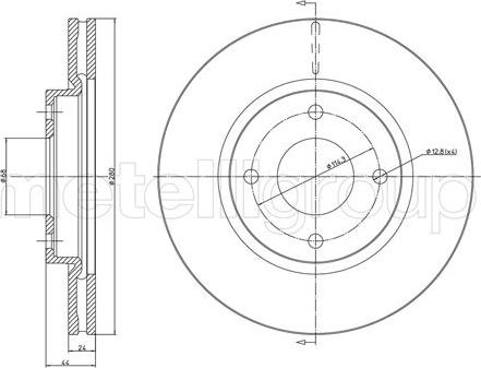 Cifam 800-1259C - Kočioni disk www.molydon.hr