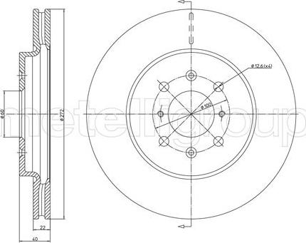 Cifam 800-1264C - Kočioni disk www.molydon.hr