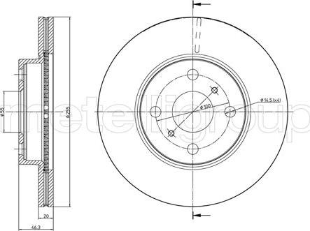 Cifam 800-1266C - Kočioni disk www.molydon.hr