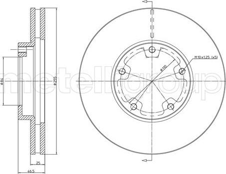 Cifam 800-1201 - Kočioni disk www.molydon.hr