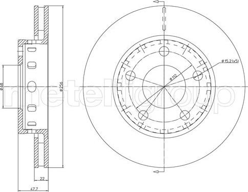 Cifam 800-1210C - Kočioni disk www.molydon.hr