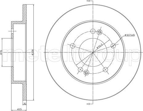 Cifam 800-1284C - Kočioni disk www.molydon.hr