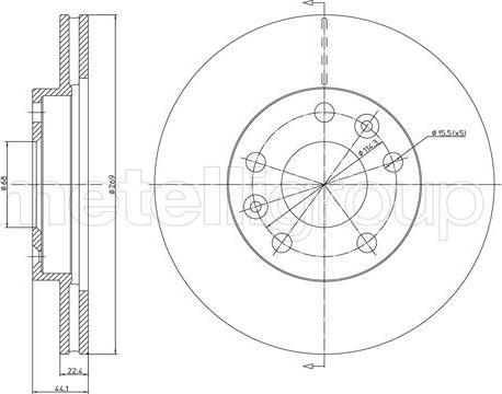 Cifam 800-1288C - Kočioni disk www.molydon.hr