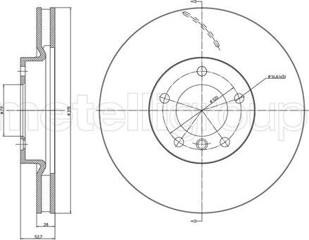 Cifam 800-1233C - Kočioni disk www.molydon.hr