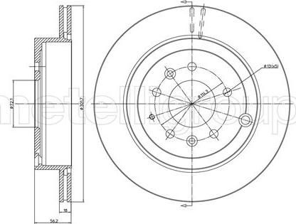 Cifam 800-1222C - Kočioni disk www.molydon.hr