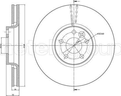 Cifam 800-1272C - Kočioni disk www.molydon.hr