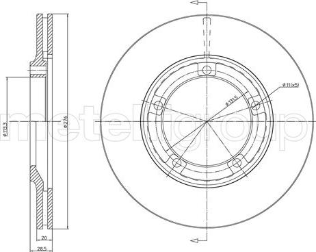 Cifam 800-1740 - Kočioni disk www.molydon.hr