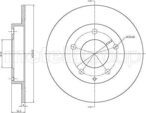 Cifam 800-1741C - Kočioni disk www.molydon.hr