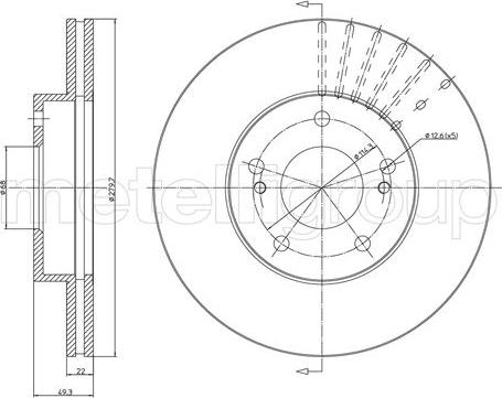 Cifam 800-1743C - Kočioni disk www.molydon.hr