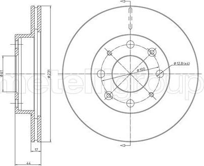 Cifam 800-176 - Kočioni disk www.molydon.hr