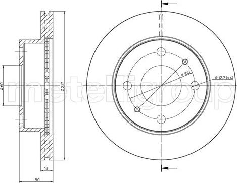 Cifam 800-1717C - Kočioni disk www.molydon.hr