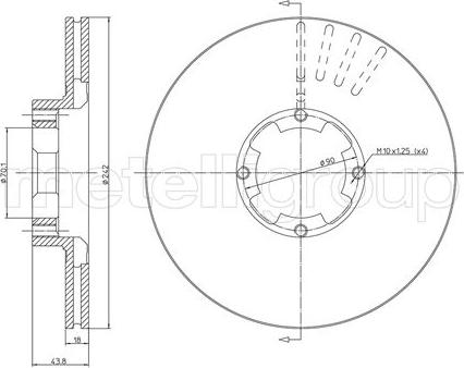 Cifam 800-173 - Kočioni disk www.molydon.hr