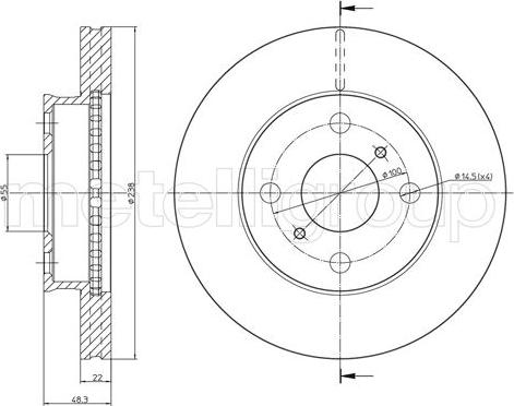 Cifam 800-1723C - Kočioni disk www.molydon.hr