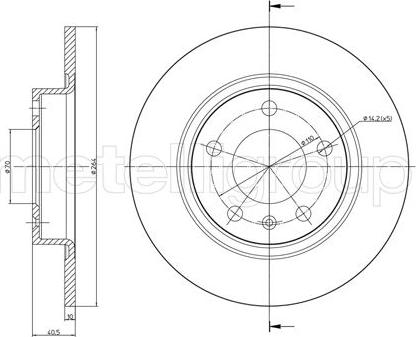 Cifam 800-890C - Kočioni disk www.molydon.hr