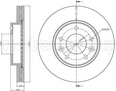 Cifam 800-891C - Kočioni disk www.molydon.hr