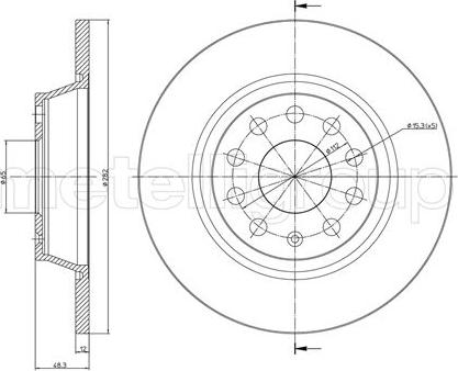 Cifam 800-852C - Kočioni disk www.molydon.hr