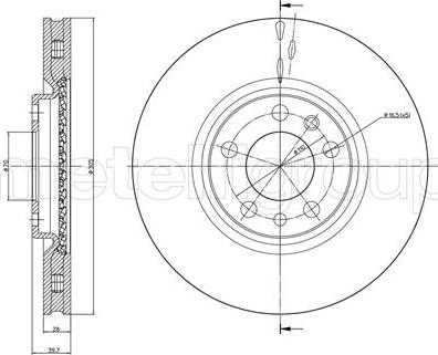 Cifam 800-861C - Kočioni disk www.molydon.hr