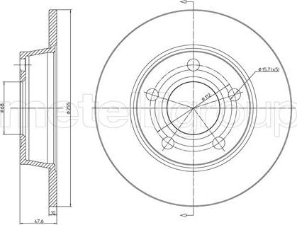 Cifam 800-806C - Kočioni disk www.molydon.hr